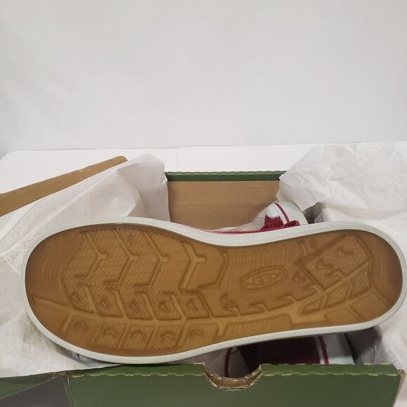 Keen Women's Elsa Lite Felt Sneaker in Red Felt/vapor Wool Blend - Size 5 - Picture 7 of 9